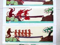 【教学内容】语言：猴子过桥