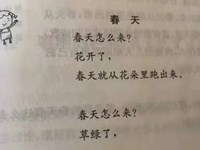 【教学内容】中班语言：春天 