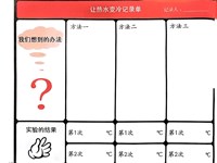 教学内容：科学：热水怎么变冷