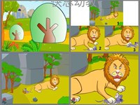 【教学内容】语言： 大狮子和小老鼠