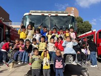 【活动剪影】消防车进校园