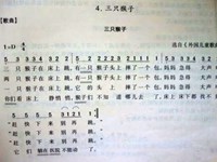 【教学内容】音乐：三只猴子