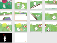 【教学内容】社会活动：兔子先生去散步