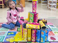 【精彩瞬间】建构：薯片火箭站