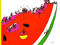 【教学内容 】小班语言：蚂蚁和西瓜