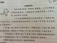 【教学内容】小班语言：小鸭找朋友