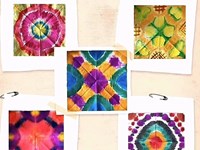 【教学内容】美术：染纸